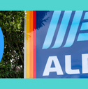 Aldi sign outside