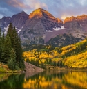 maroon bells fall foliage