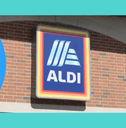 Aldi exterior, brick