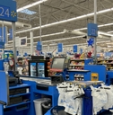 Checkout counters at Walmart Store