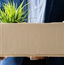 fired employee with box