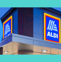 Aldi exterior at night