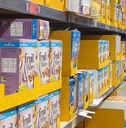 breakfast cereal section in aldi