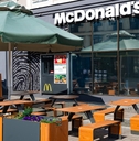 McDonalds cafe Riga Old Town Latvia