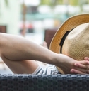 relaxing on vacation