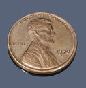 a 1970 Lincoln penny