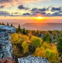 Scenic sunrise Dolly Sods West Virginia