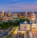 Providence skyline and Rhode Island