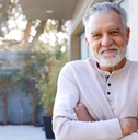 retired senior hispanic man