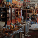 Flea market antique store