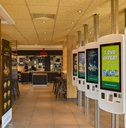 inside mcdonalds restaurant