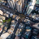 Hong Kong city with tall buildings