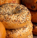 different flavored bagels