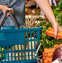 Woman shopping at a grocery