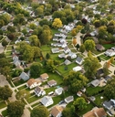 American suburban neighborhood