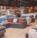 sofas and couches at furniture store