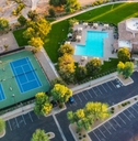 community center with tennis court and pool