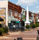 downtown Hickory southern city