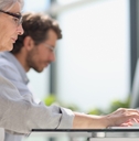 businesswoman using a computer