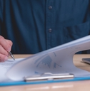 signs important documents