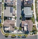 Aerial View of a Modern Suburban Neighborhood
