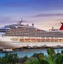 docked cruise ship