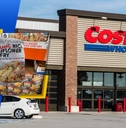 Costco store exterior and featured product