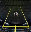 field goal post large football