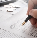 Tax return concept wits