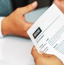 manager reads resume