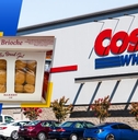 costco exterior logo and featured item