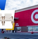 target store exterior and featured item