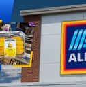 aldi store front and featured item