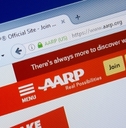 homepage of aarp website