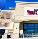world market store exterior and featured item