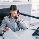 an assistant schedules a meeting