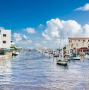 cruise ship terminal in harbor