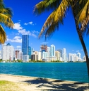 skyline view of miami florida
