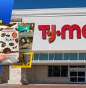 TJ maxx store exterior and featured item