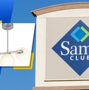 Sam&#x27;s club store logo and featured item
