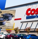 Costco store exterior and featured item