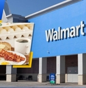 Walmart exterior logo and featured item