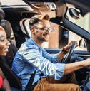 couple in car