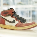 Old Nike Air Jordan sneakers
