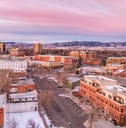 Fort Collins downtown in northern Colorado