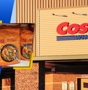 Costco store exterior and featured item
