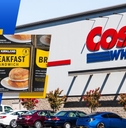 Costco store exterior and featured item