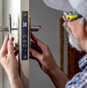 door lock installation
