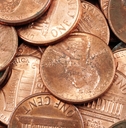image of American pennies 
