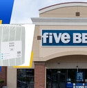 five below store exterior and featured item